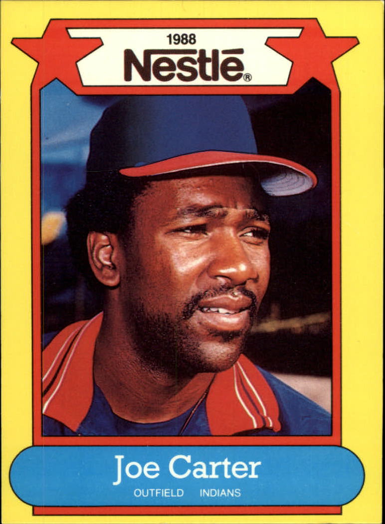 1988 Nestle Baseball Cards     036      Joe Carter